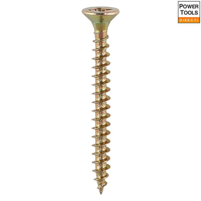 Timco Solo Woodscrew PZ2 CSK - ZYP 5.0 x 40 10 PCS