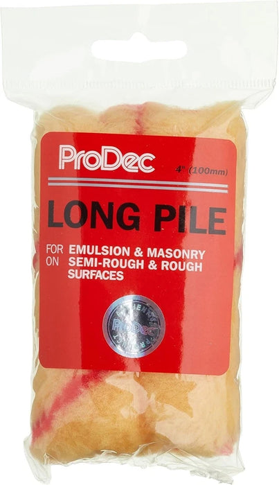 Prodec Mini Roller Sleeves Long Pile 4" Pack of 2x