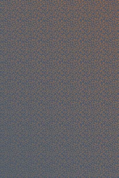 Farrow & Ball Wallpaper Samphire BP4005 Navy/ Burnt Orange