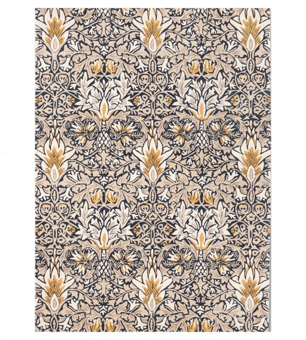 Morris & Co Oak Rug Snakeshead Indigo