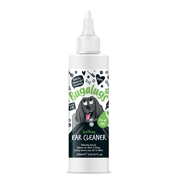 Bugalugs 200ml Bottle Soothing Ear Cleaner For Dogs