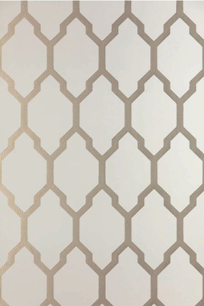 Farrow & Ball Wallpaper Tessella Cream/Gilver BP 3610