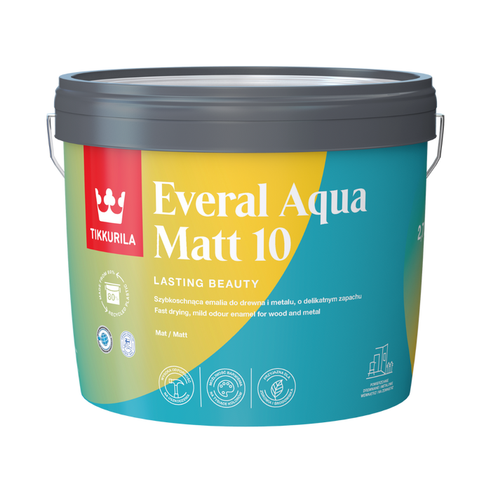 Tikkurila Everal Aqua Matt 10 Colour
