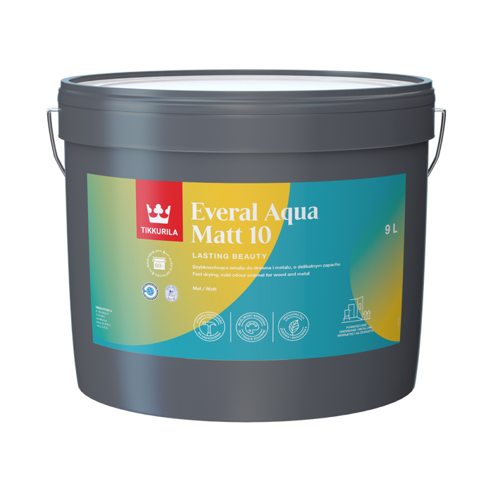 Tikkurila Everal Aqua Matt 10 Colour
