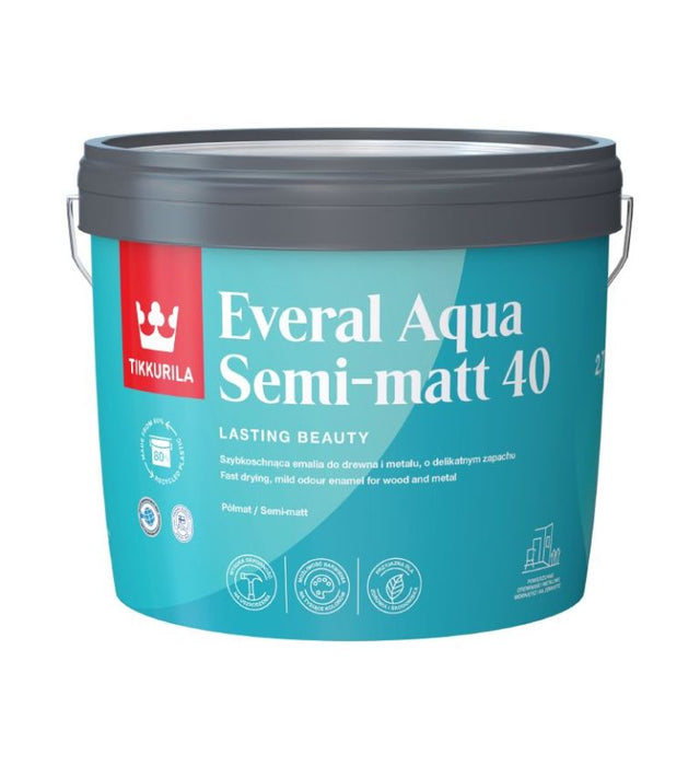 Tikkurila Everal Aqua Semi Matt 40 Colour
