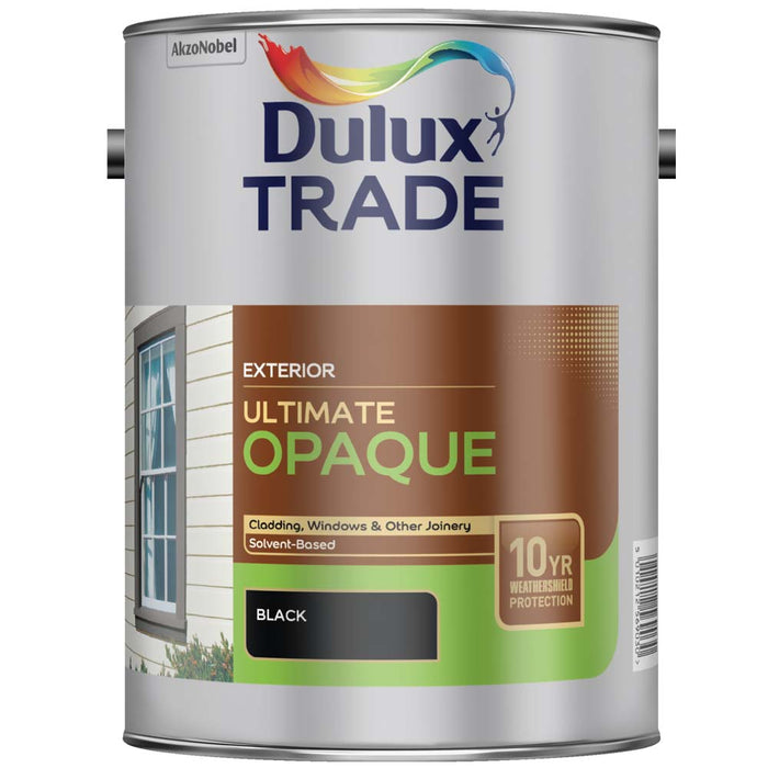 Dulux Trade Exterior Black Ultimate Solvent Based Opaque