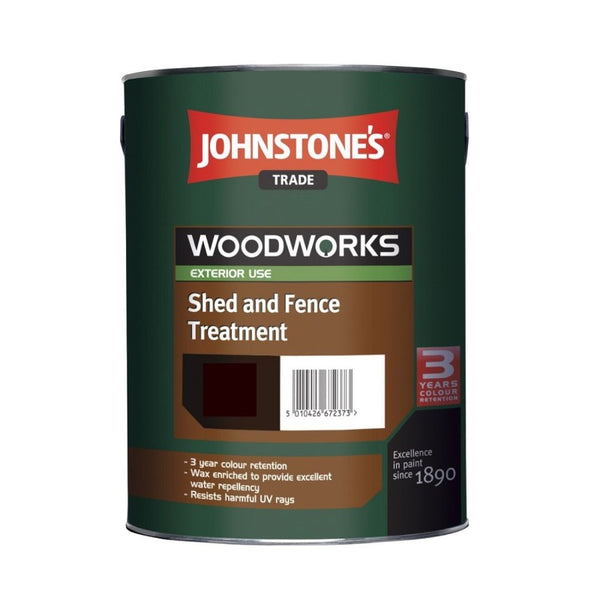 Johnstones Woodworks Shed & Fence Treatment 5ltr Green
