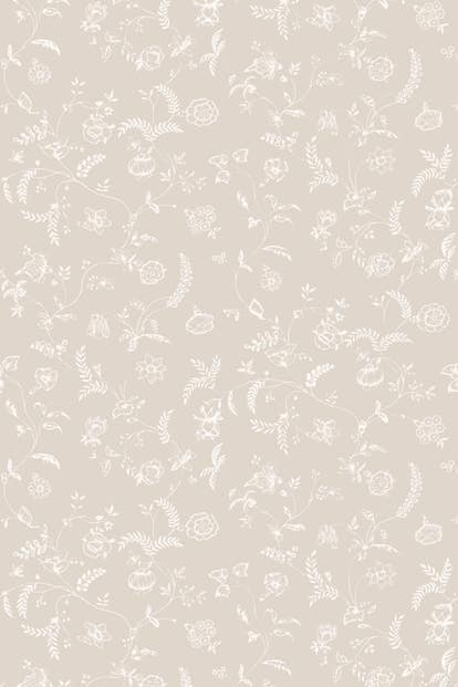 Farrow & Ball Wallpaper Uppark BP523 White/Beige