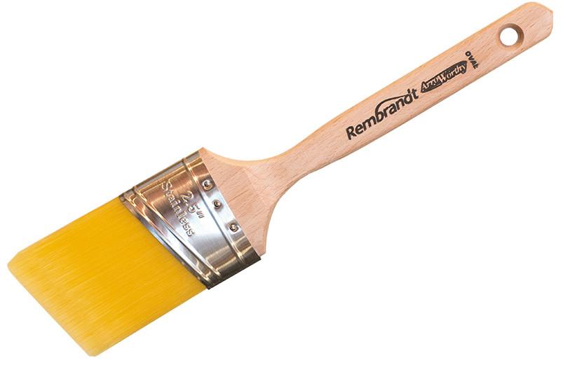 Arroworthy Rembrant Oval Angled Cut Brushes