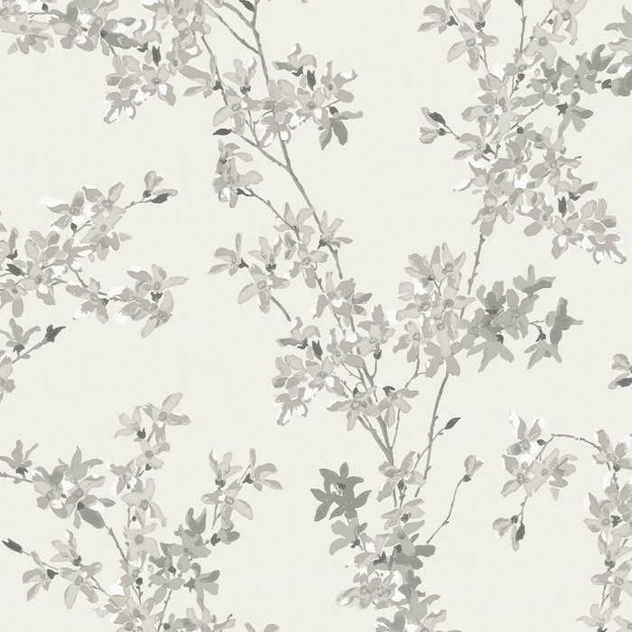 Laura Ashley Wallpaper Forstyhia Steel 113349