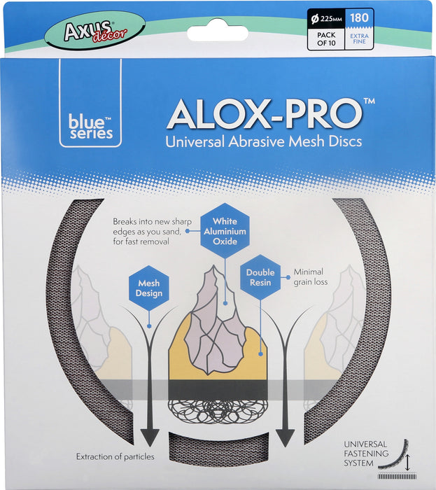 Axus Blue Series Alox-Pro 225mm Universal Abrasive Discs
