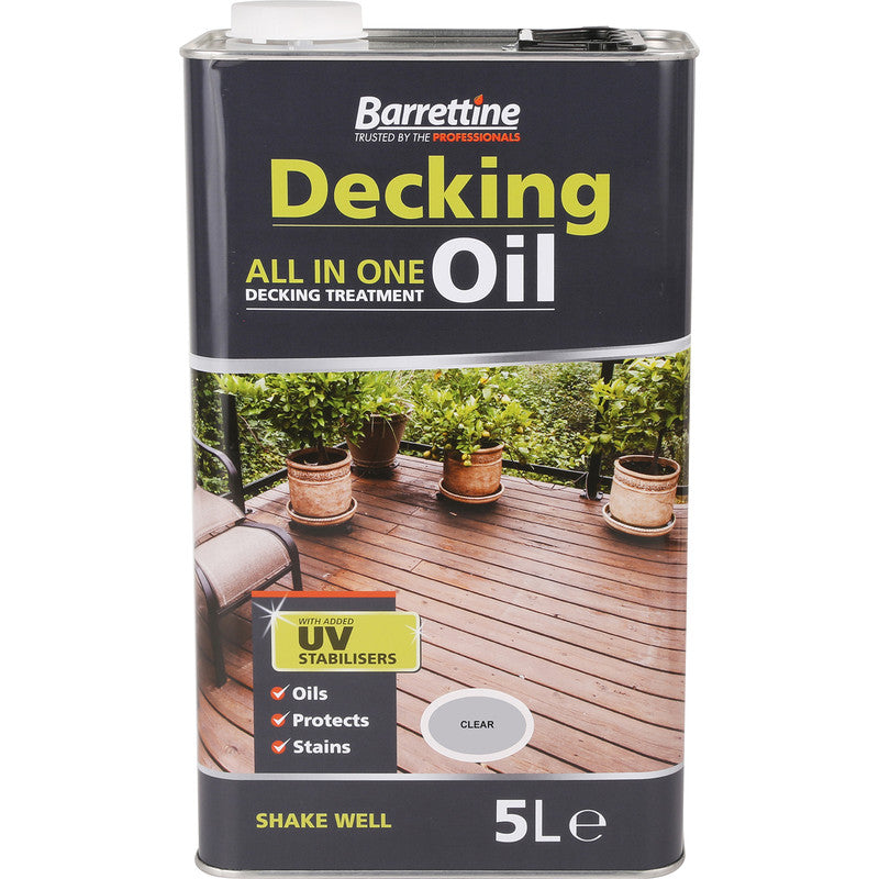 Barrettine Decking Oil AllInOne Treatment — Abington Decorating Supplies
