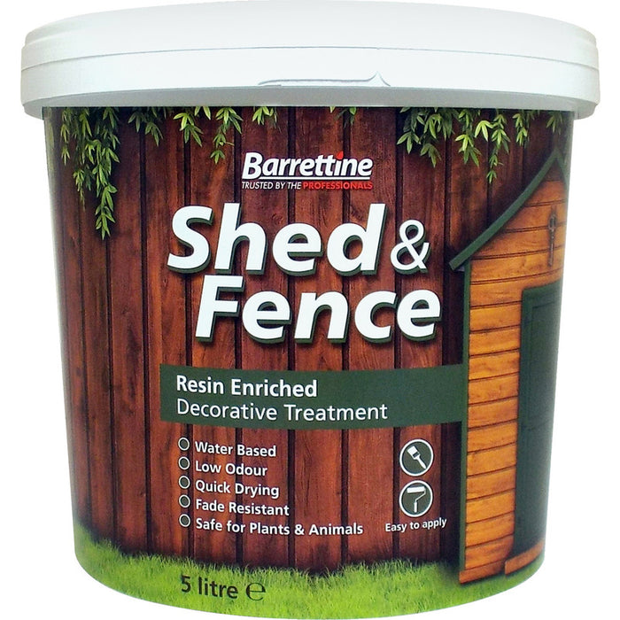 Barrettine 5ltr Shed & Fence Urban Grey