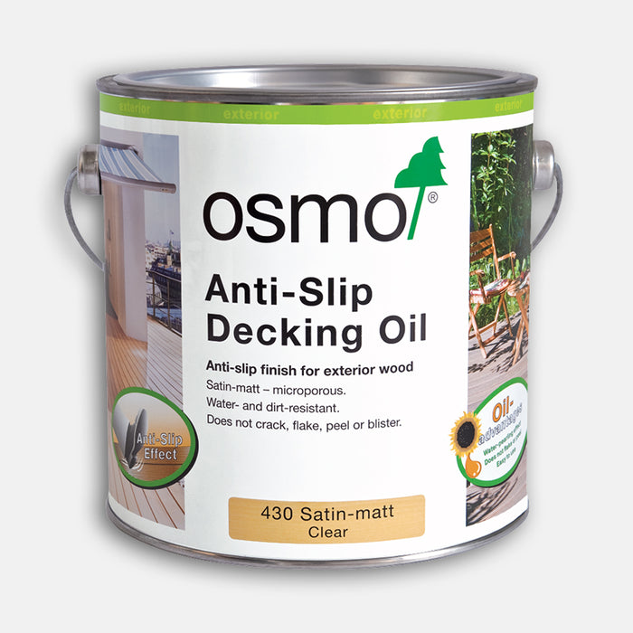 Osmo Clear Anti Slip Decking Oil 430 Satin
