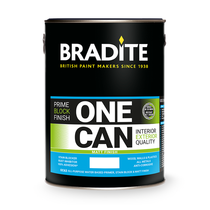 Bradite ONE CAN Block And Finish - RAL 7016 Anthracite Grey - Matt