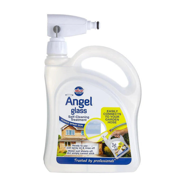 Nilco Angel Glass 2ltr Self-Cleaning Glass Treatment with Spray Gun