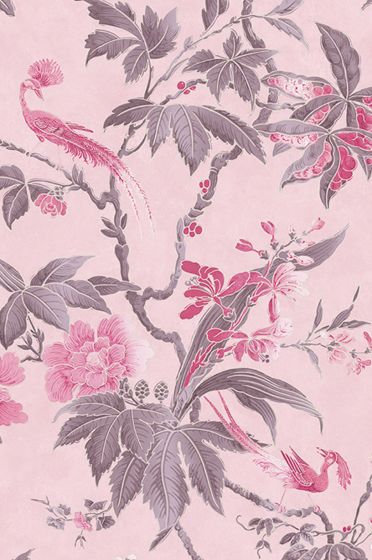 Little Greene Wallpaper Paradise Pink
