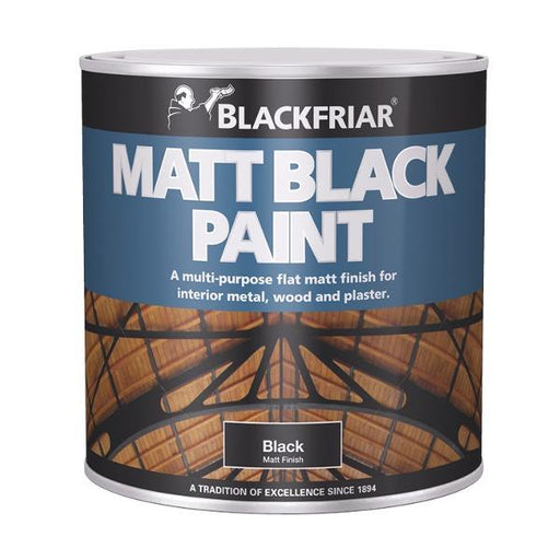 Blackfriars Matt Black Paint - Paint Panda