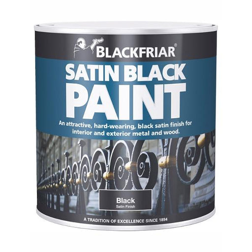 Blackfriars Satin Black Paint - Paint Panda