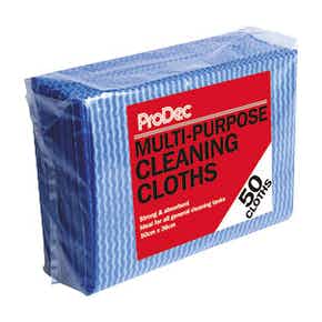 Prodec Pack of 50x Multi Purpose Cleaning Cloths
