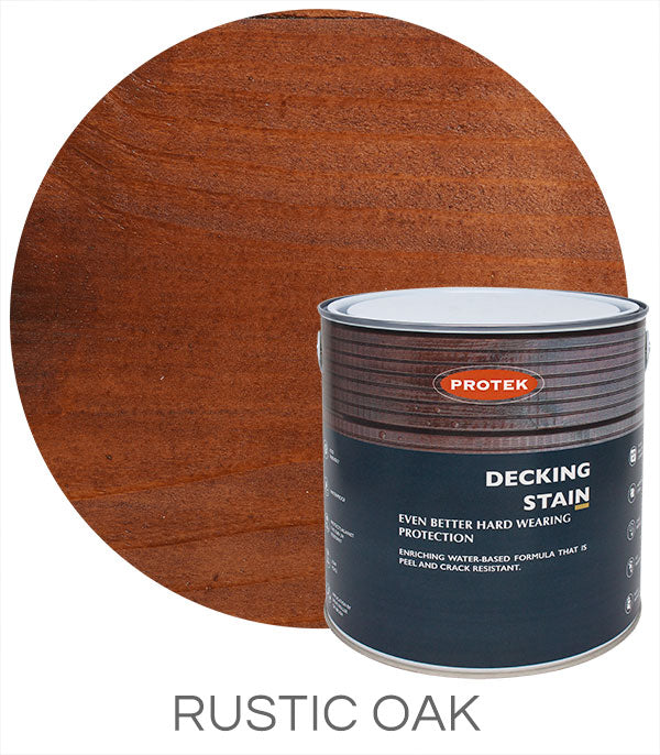 Protek 2.5ltr Decking Stain Rustic Oak