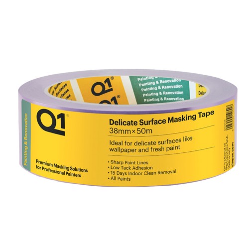 Q1 Delicate Surface Indoor Masking Tape 1.5"