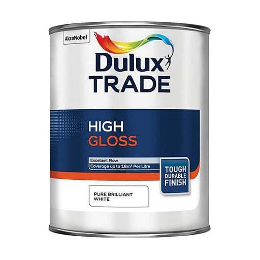 Dulux Trade Pure Briiliant White Gloss 5lt - Paint Panda
