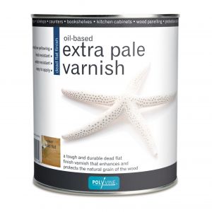 Polyvine Extra Pale Oil Based Varnish Dead Flat Finish