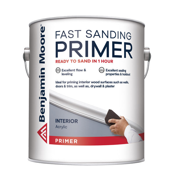 Benjamin Moore Fast Sanding Primer White — Abington Decorating Supplies