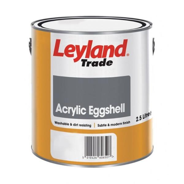 Leylands 5ltr Brilliant White Acrylic Eggshell