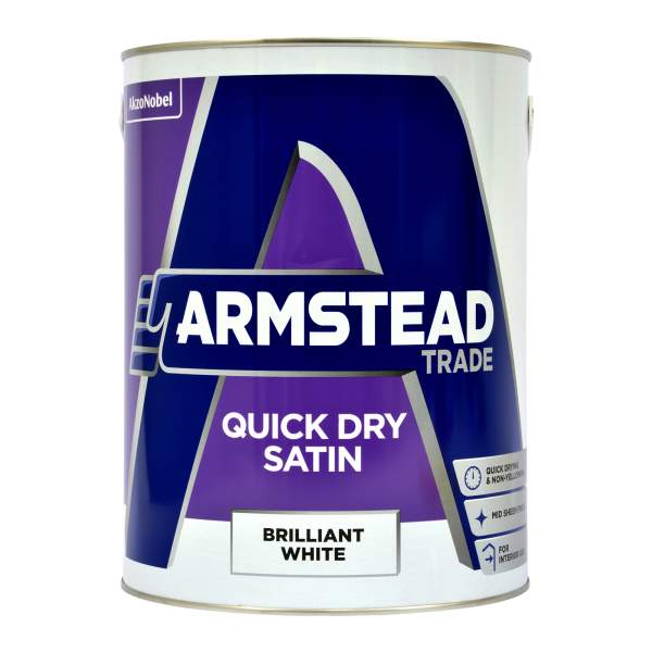 Armstead Trade Quick Drying Brilliant White Satin