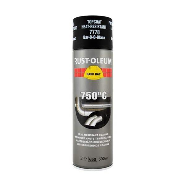 Rustoleum Heat Resistant 500ml Aerosol 7778 Black