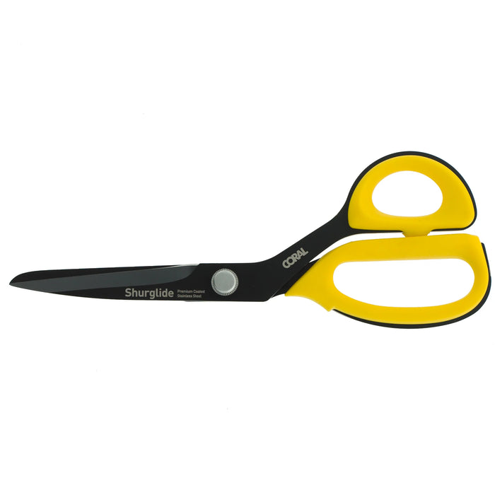 Coral Shurglide Scissors with Premium Coated Stainless Steel Blade for Wallpaper Medium 25CM / 10 inch