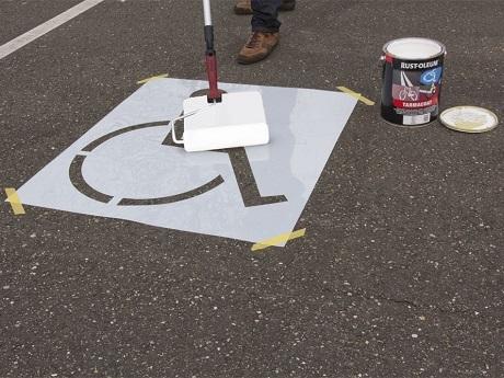 Rustoleum Handicapped Parking Stencils