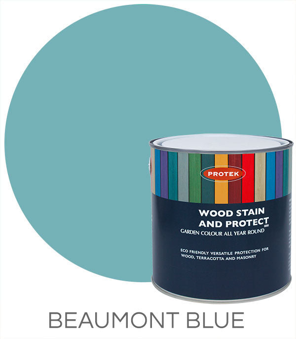 Protek Woodstain & Protect Beaumant Blue 2.5ltr