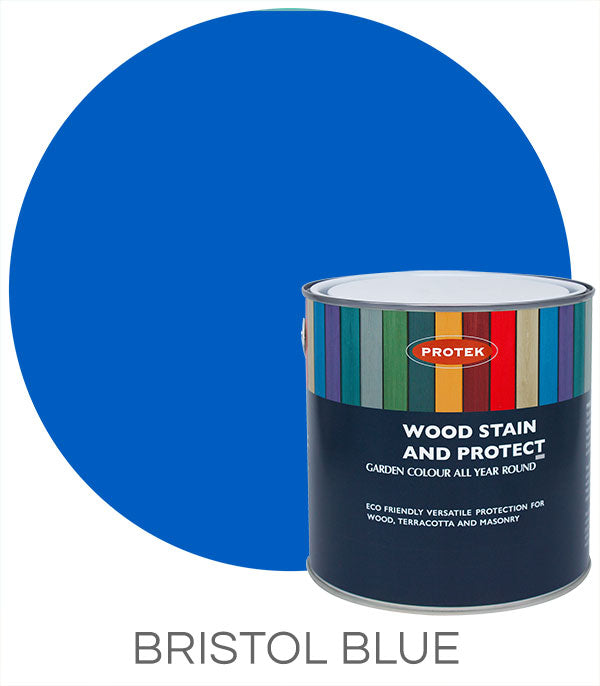 Protek Woodstain & Protect Bristol Blue 2.5ltr